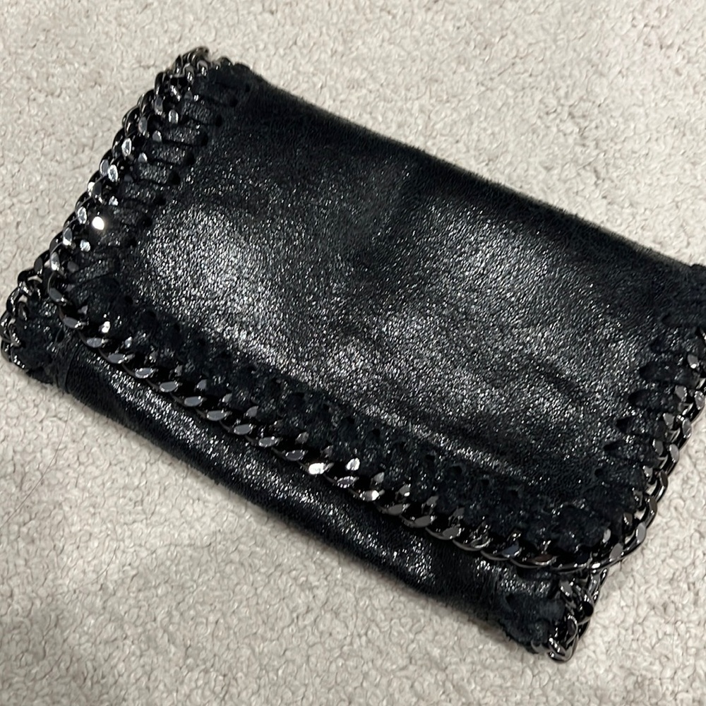 Genuine leather cross body bag